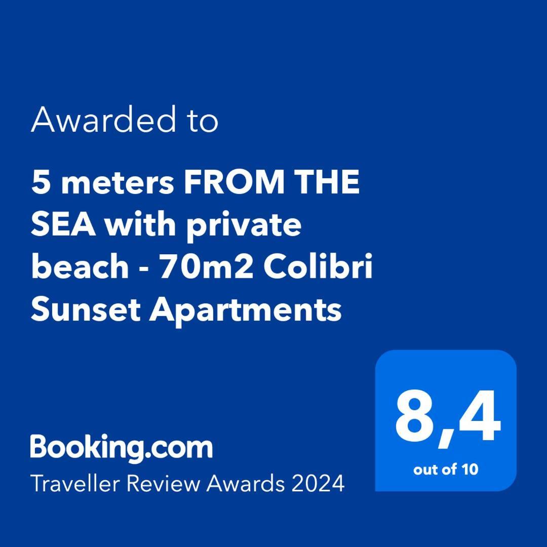 5 Meters From The Sea With Private Beach - 70M2 Colibri Sunset Apartments Sveti Petar  Buitenkant foto